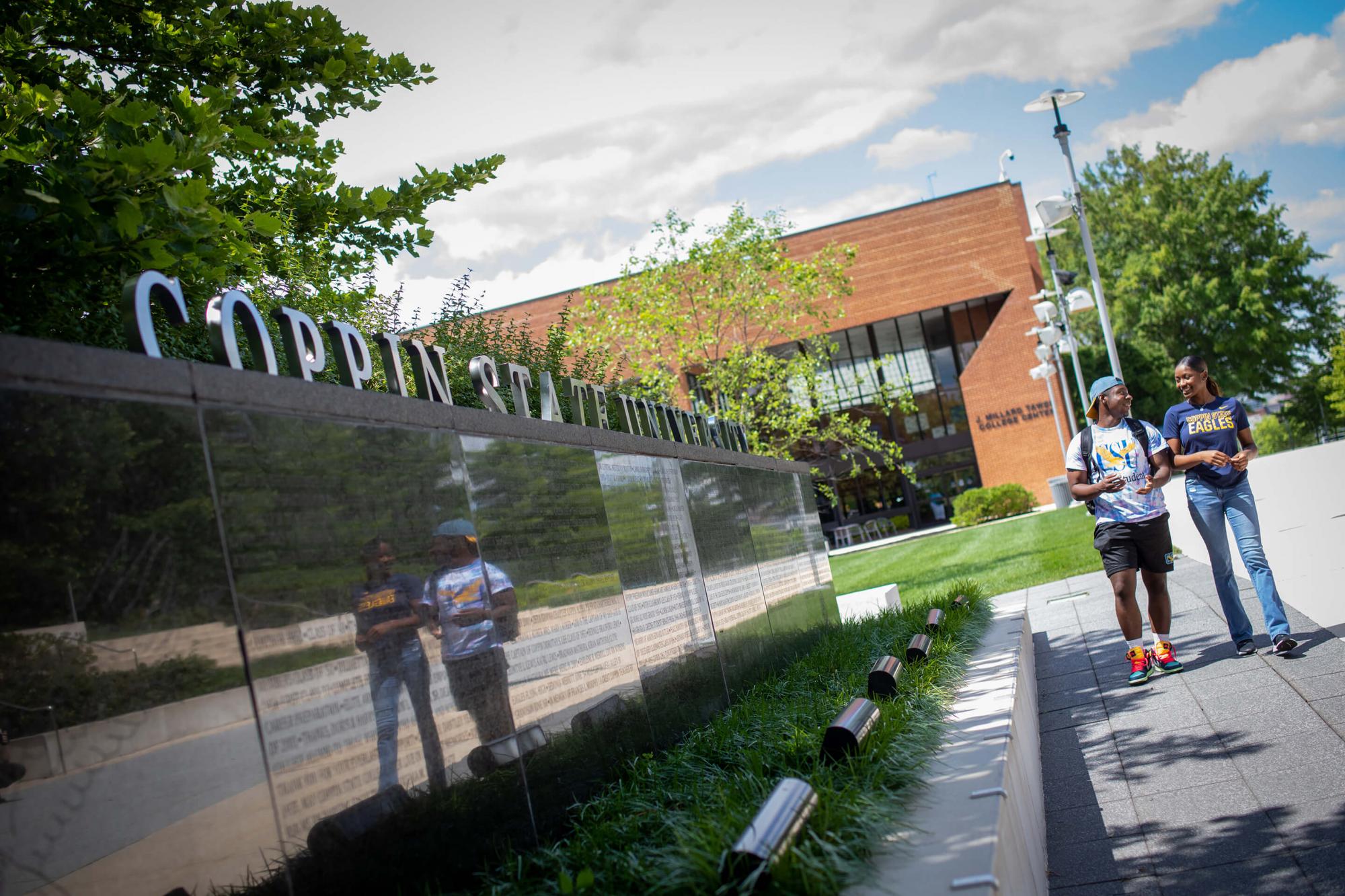 Exterior shot of campus