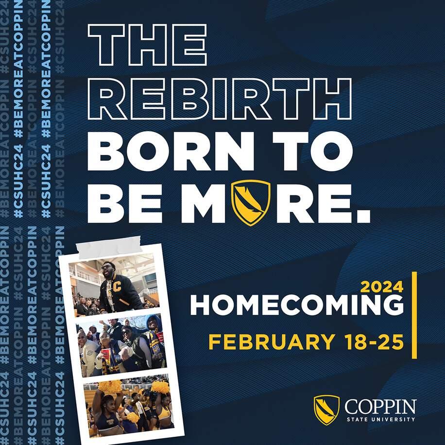 Coppin State Homecoming 2024 Flyer